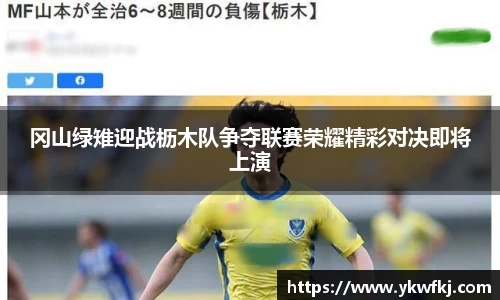 冈山绿雉迎战枥木队争夺联赛荣耀精彩对决即将上演